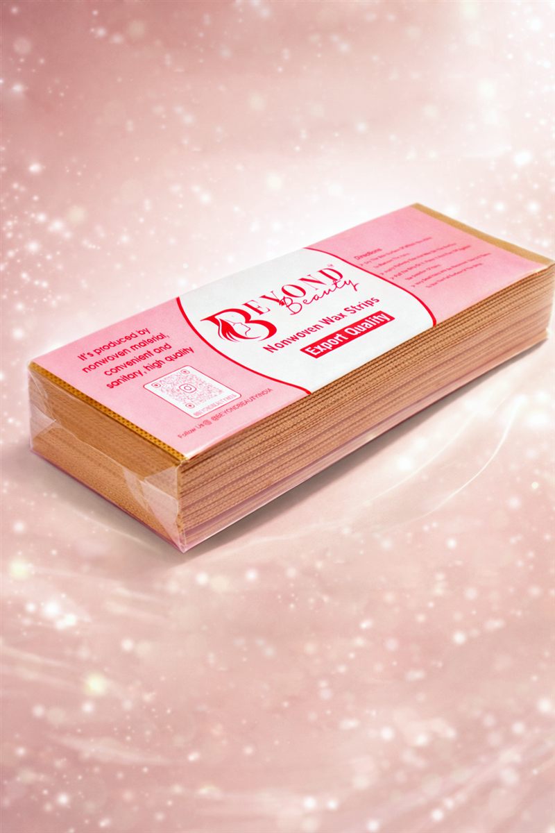 Beyond Beauty nonwoven wax strips product pack
